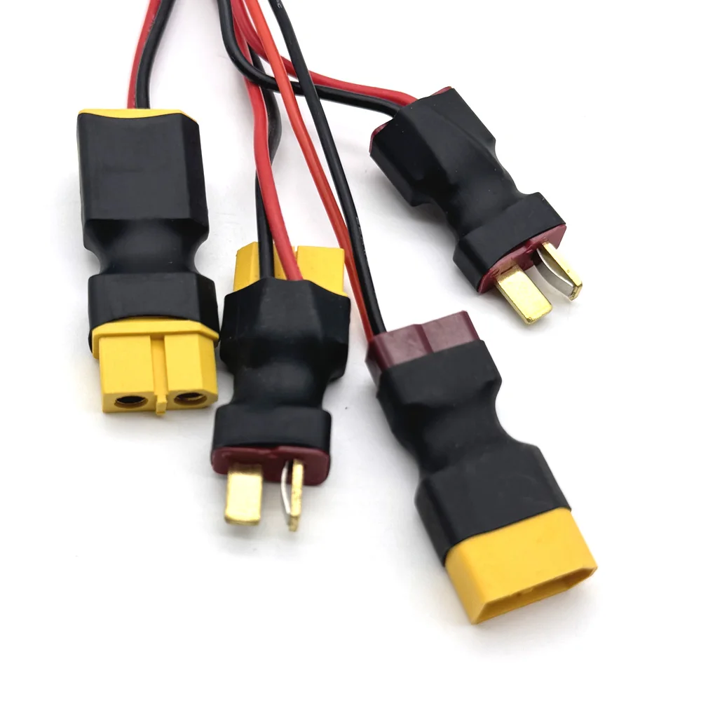 1Pairs XT60H T Connectors XT60H Male Female Bullet Connectors Plugs with Sheath for Lithium Battery RC Planes Car