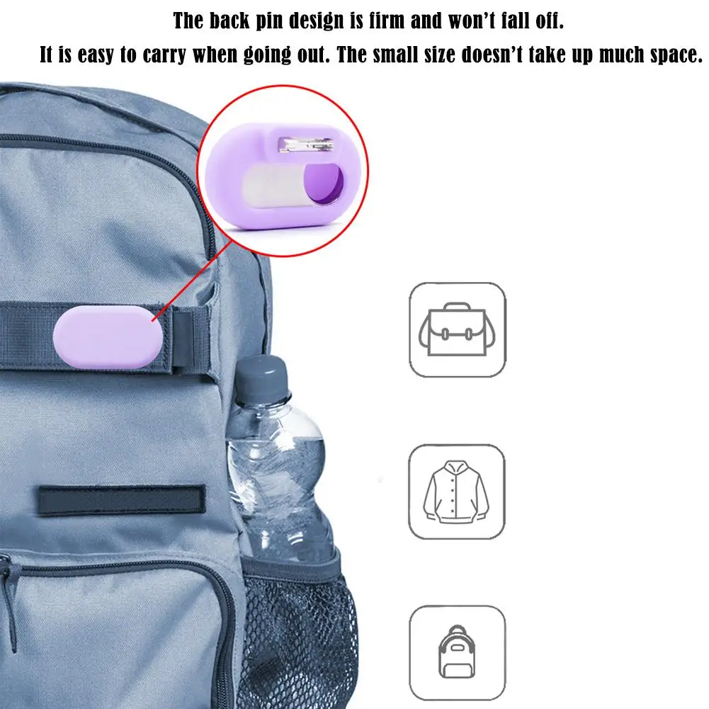 For Samsung Galaxy SmartTag 2 Holder For Kids With Safety Pin Invisible GPS Tracker Protective Cover For Children For SmartTag 2