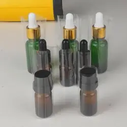 200Pcs/lot PVC Heat Shrink Wrap Tube Films 5ml 10ml 15ml 20ml 30ml  Glass Essential  Liquid Dropper Head Bottle Shrink Seal