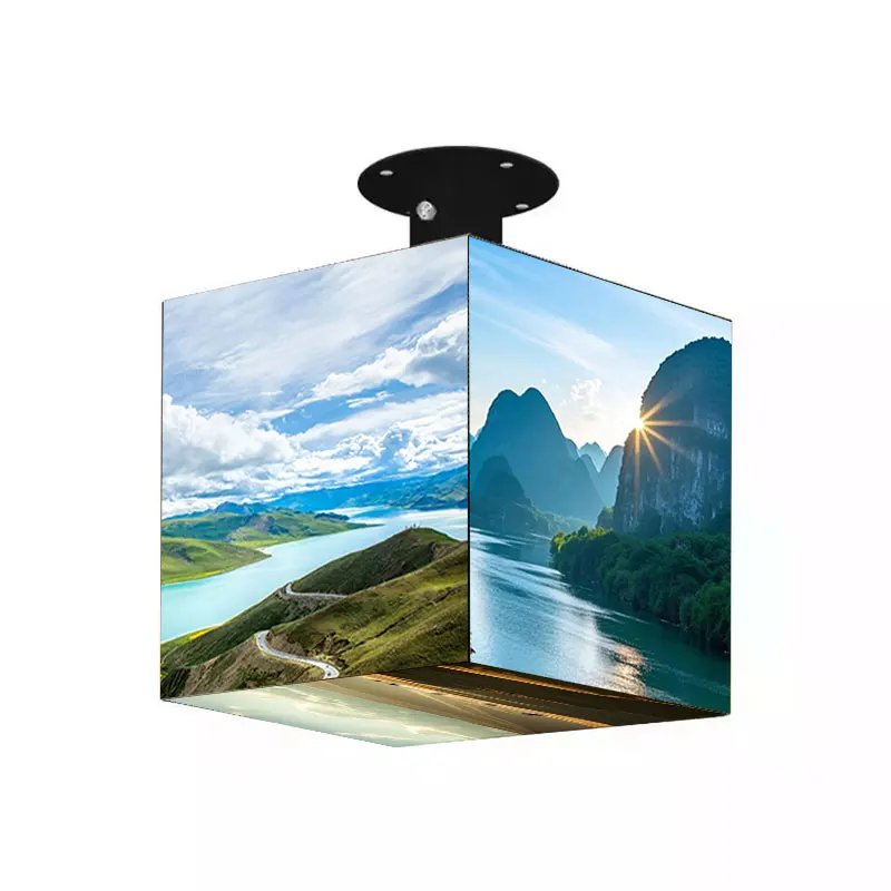 Indoor Outdoor Special-shaped 3D LED  Display Screen IP65 Waterproof 6000cd/m Brightness For Store Advertising