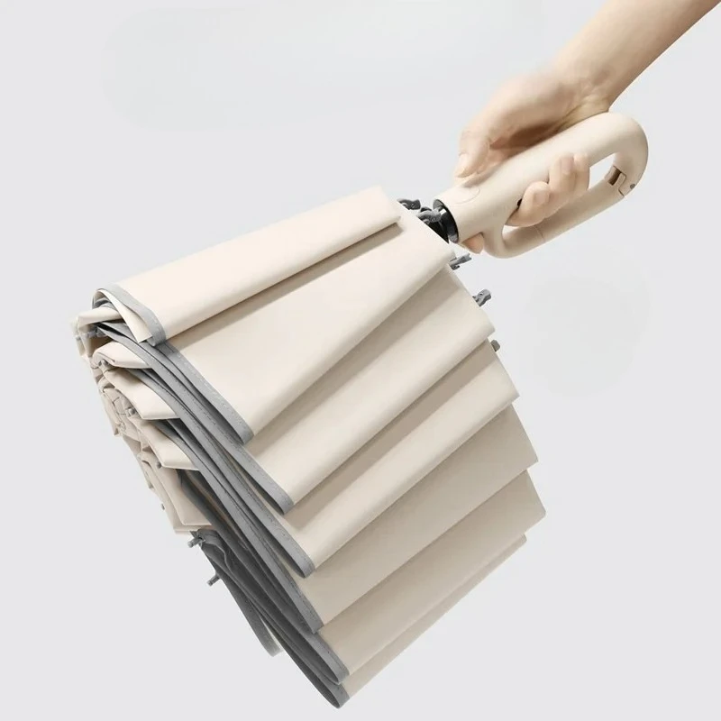 

Loop Automatic Umbrella, Suitable for Both Sunny and Rainy Days, Wind-Resistant, Sunshade, Reverse Folding Umbrella