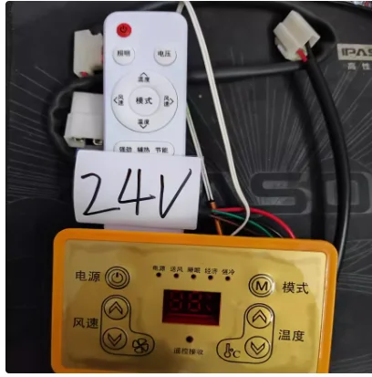 24V Parking Air Conditioning Retrofit Remote Control Panel Inverter Hidden Truck Retrofit Air Conditioning Panel 12V