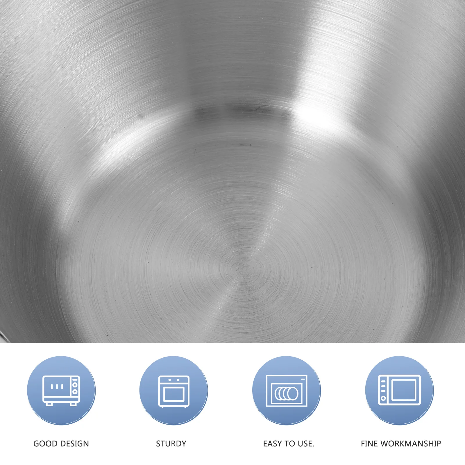 

Кухонная раковина из нержавеющей стали, толстая миска для мытья овощей, плоское дно, смешивание теста для фруктов, бытовое многоцелевое хранилище продуктов