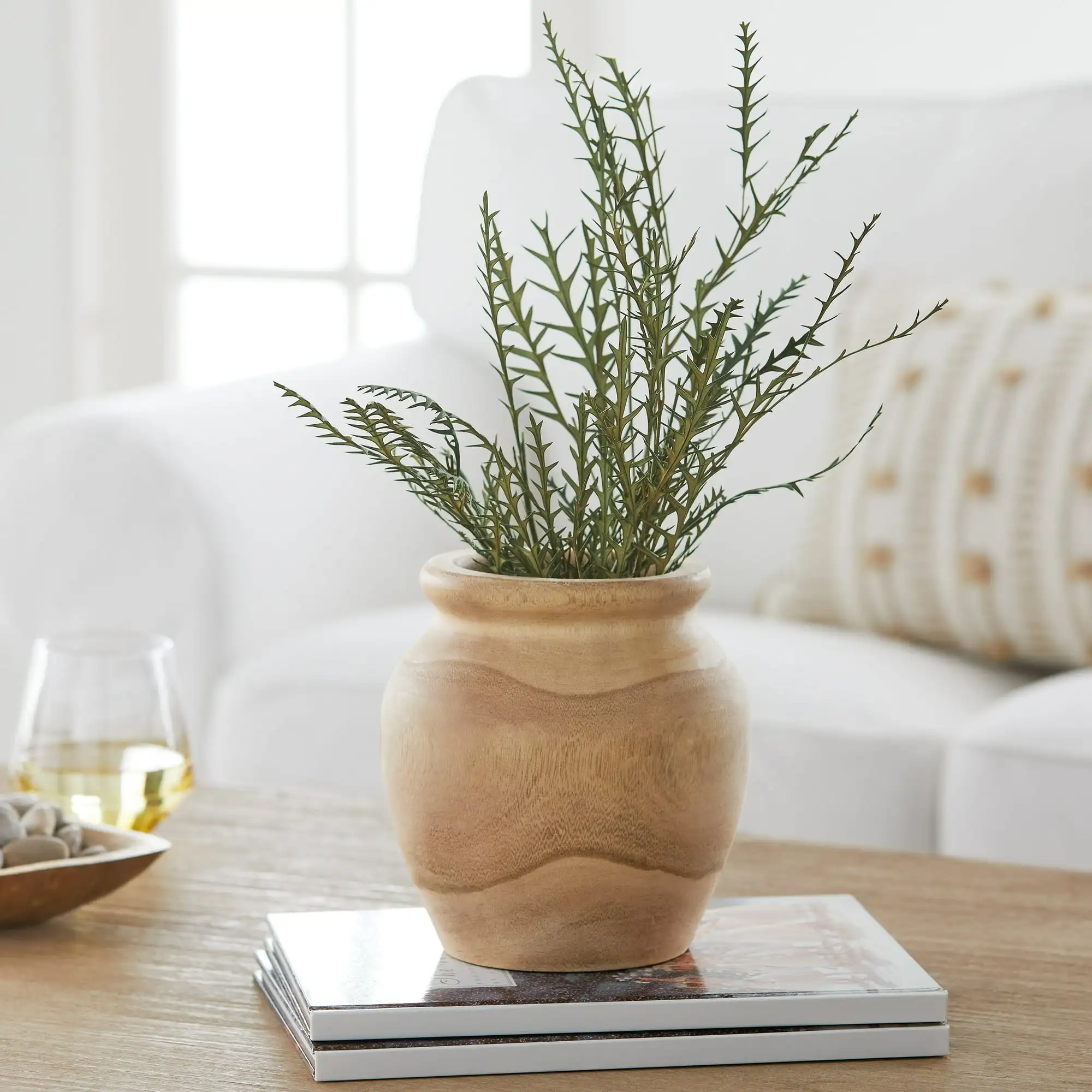 

Better Homes & Gardens Natural Wood Vase by Dave and Jenny Marrs, 7"