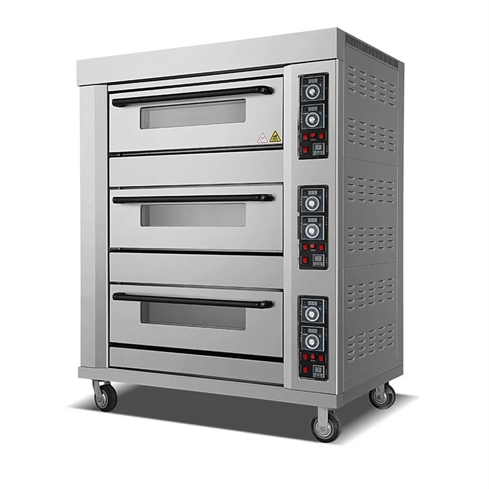 Commercial Grade Electric Deck Oven for Bread Pastry and Pizza