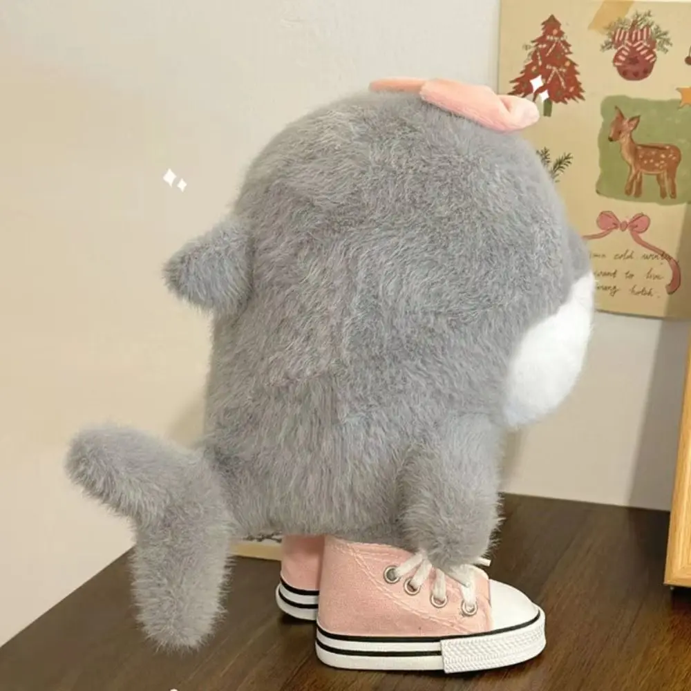 Tralalero Tralala Tung Tung Sahur محشوة يرتدي الأحذية لطيف أنيمي القرش أفخم دمية 23 سنتيمتر الكرتون الإيطالية Brainrot بلوشي #5