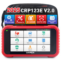 LAUNCH X431 CRP123E V2.0 CRP123I V2.0 car diagnostic tools obd obd2 code reader scanner ENG ABS SRS AT auto scan tool 7 reset service free update