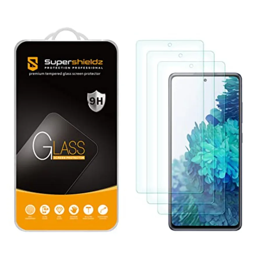 

3 Pack Designed for Samsung Galaxy S20 FE 5G Tempered Glass Screen Protector, Anti Scratch, Bubble Free