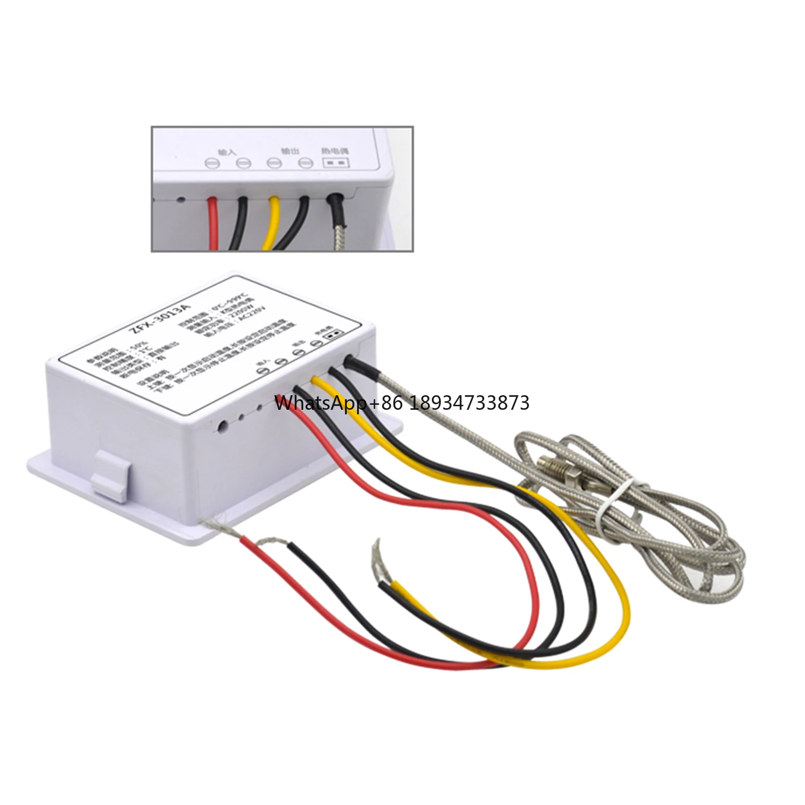 ZFX-W3013A Intelligent Digital Microcomputer Temperature Controller Thermostat with Water-resistant Probe Temperature Controller