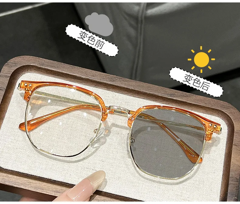 Presbyopie-Brille mit Linsen, die die Farbe unter Sonnenlicht blau/UV-beständige Business-Lesebrille ändern kann0 +0,5 +1,0 ~ +4,0 – Detail 18