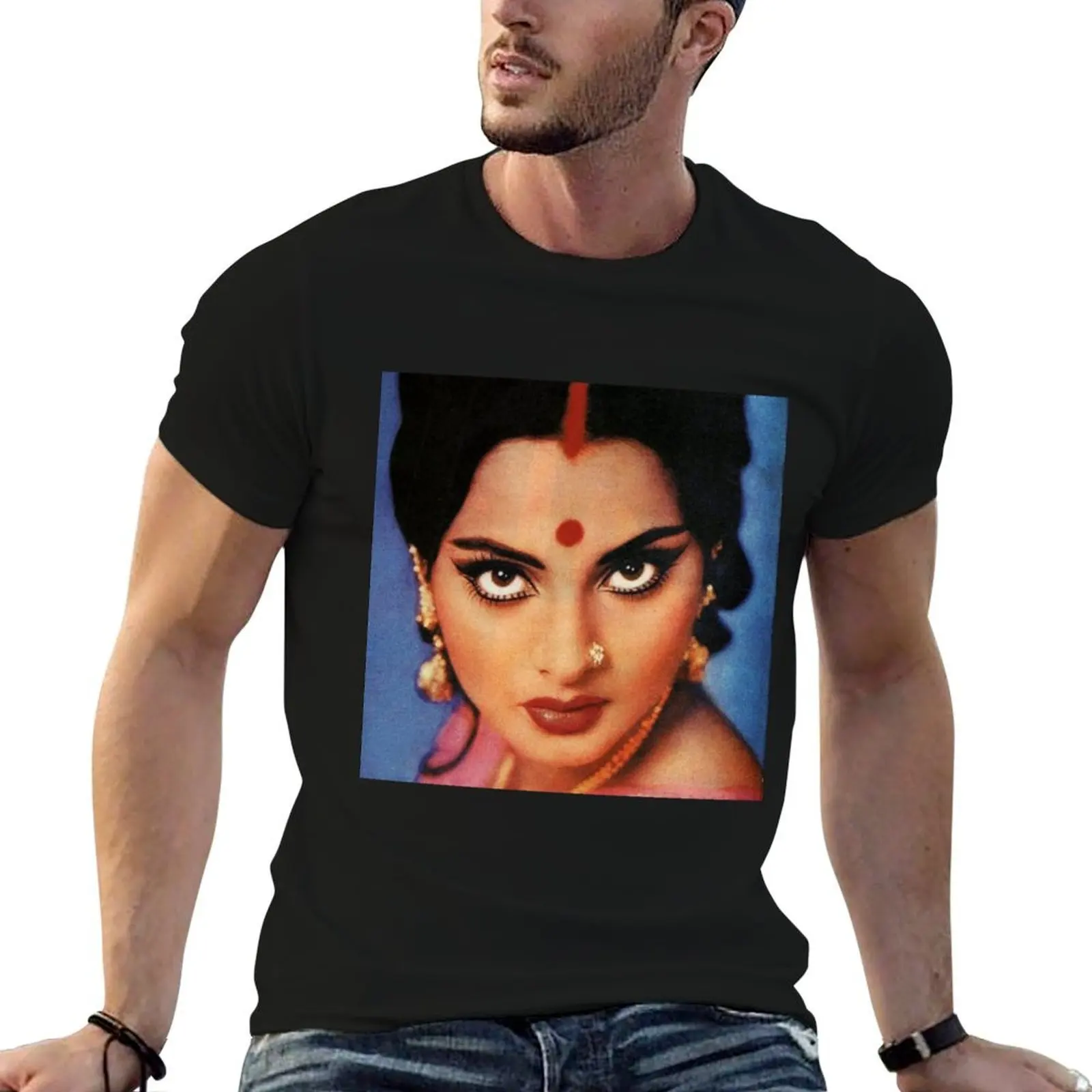 

South Indian Actress T-Shirt man t shirt luxury t shirts for man graphic funny t shirts for man pack cotton T-shirt