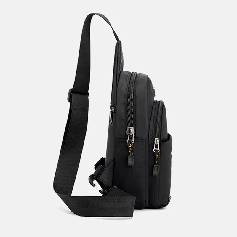 Men Mini Cross Backpack Sling Shoulder Chest Bag Pack Travel Nylon Male Sling Rucksack Side Messenger Crossbody Bags