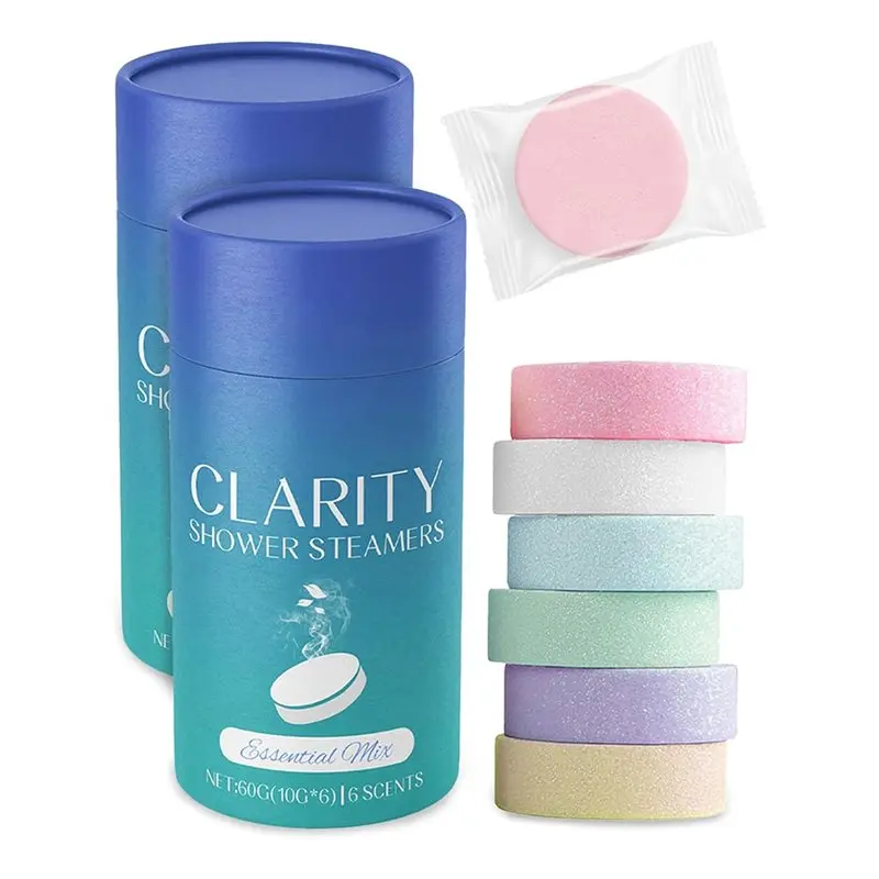 

AA76-12 Pcs Aromatherapy Shower Steamers With Essential Oils For Relaxing Spa Experience, Long Lasting Fragrance