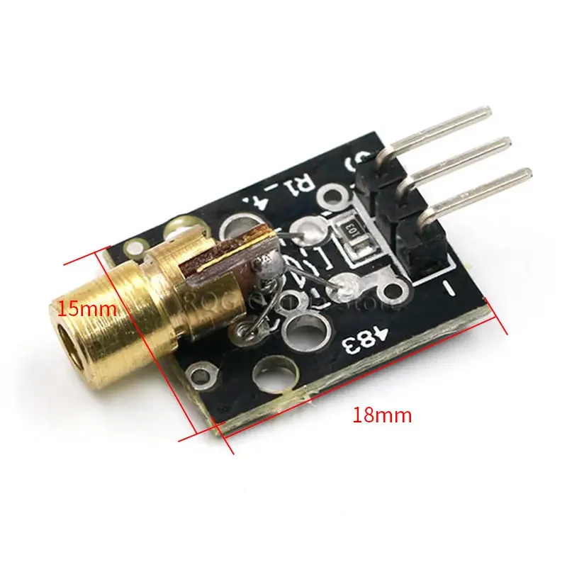 KY-008 3pin 650nm Red Laser Transmitter Dot Diode Copper Head Module for arduino DIY Kit