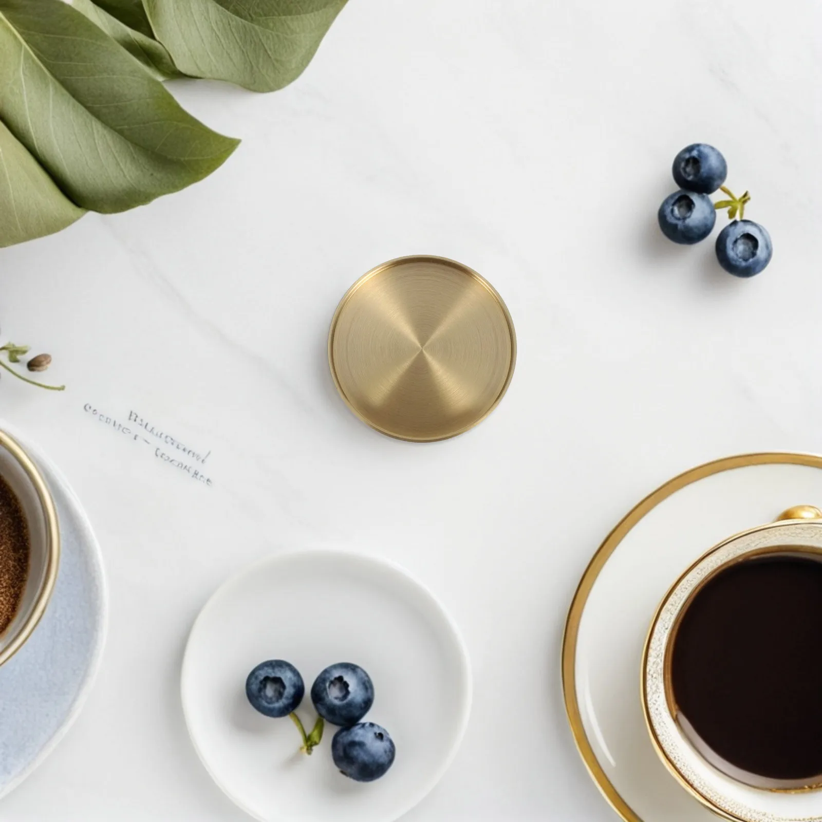 

3pcs 7 5cm Copper Coaster Tea Mat Holder Brass Cup Coasters Decorative Mug Pad Home Office Hotel Table Drink Water Coffee