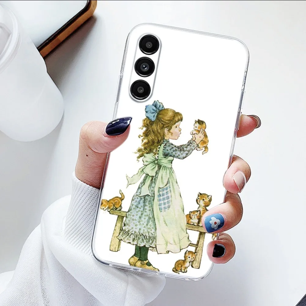 Art S-Sarah Kay Phone Case For Samsung Galaxy A71,70,52,51,40,31,A50,30S,21S,Note20ultra Transparent Cover