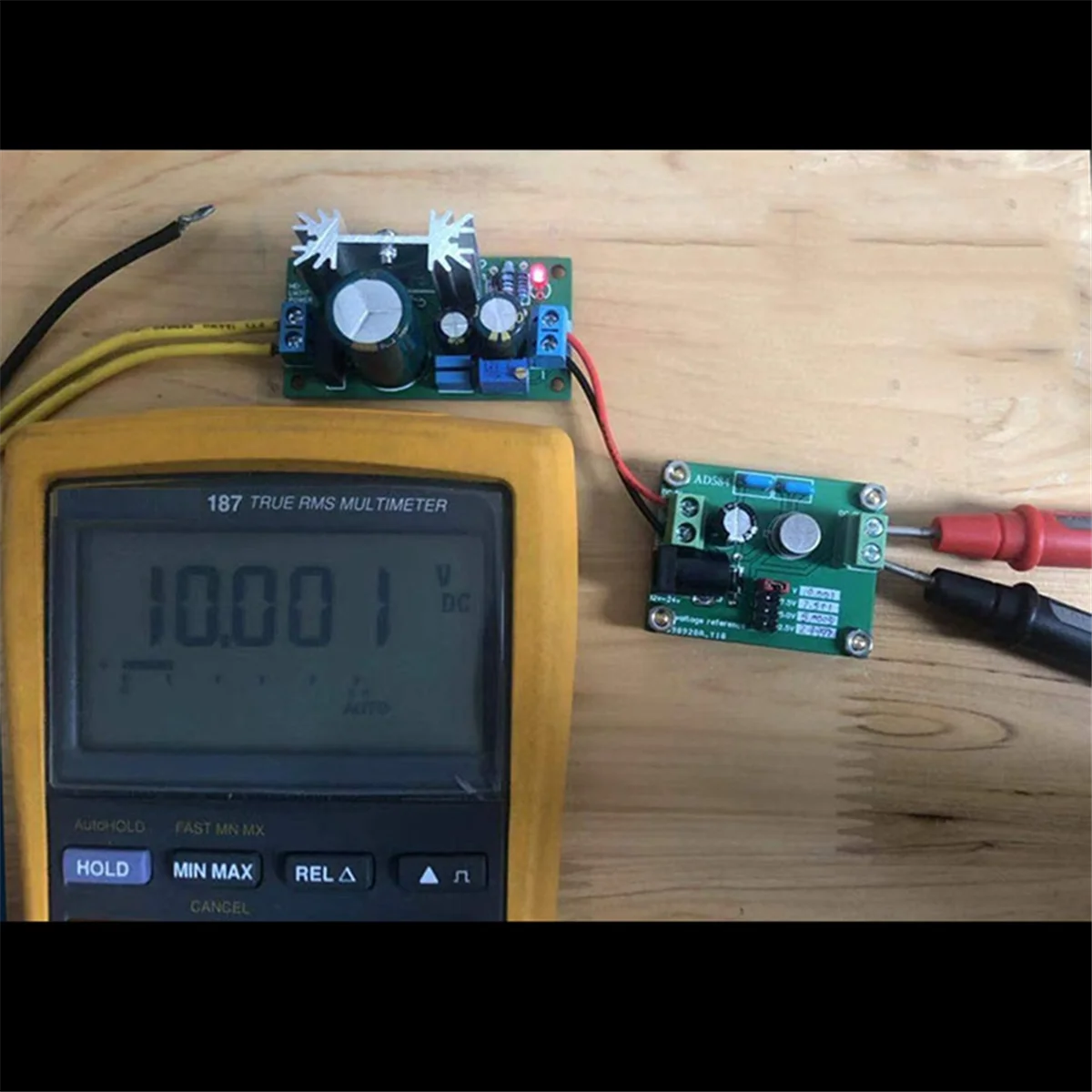 AD584 Referência Tensão Fonte, 10V AD584KH, Voltage Reference Board Calibração para Multímetro Tensão Filtro