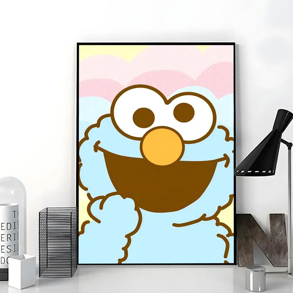 Anime Cartoon S-Sesame S-Streets Poster HD Paper Print Home Living Room Bedroom Entrance Bar Cafe Art Painting Decoration