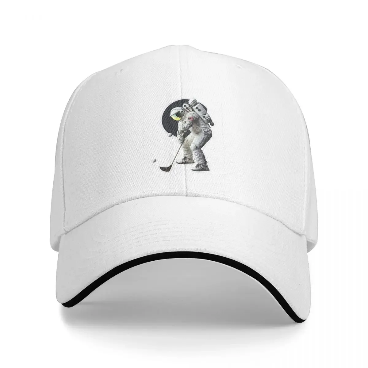 Funny Golf Player, Astronaut Play Golf Cap Fashion Casual Baseball Caps Adjustable Hat Hip Hop Summer Unisex Baseball Hats