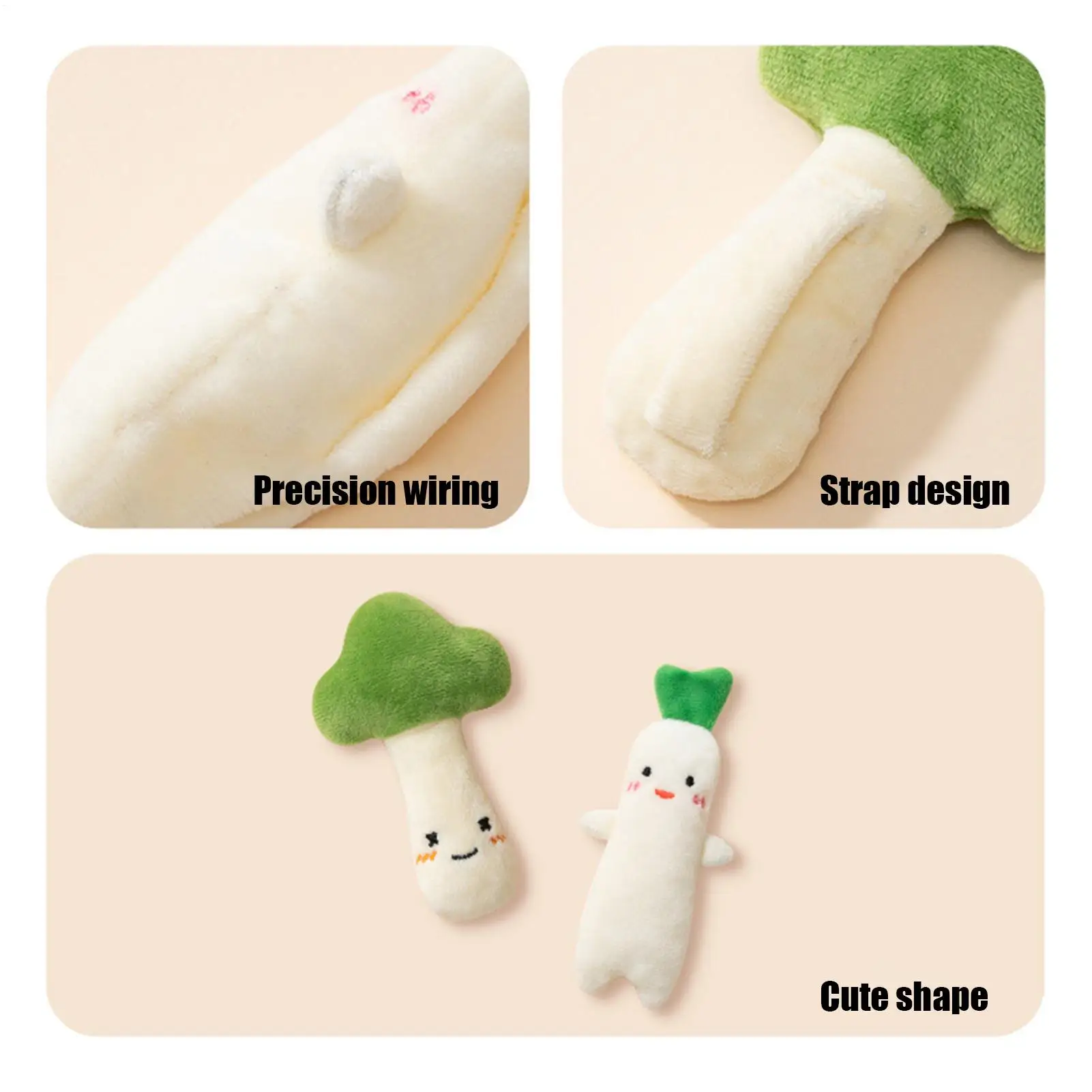 Soothing ตุ๊กตาสําหรับทารกผัก Hand Grip ตุ๊กตาเด็กจุกนมหลอกสําหรับ Sleep Soft อาหารตุ๊กตาของเล่นอุปกรณ์เสริมสําหรับเด็กผู้หญิง