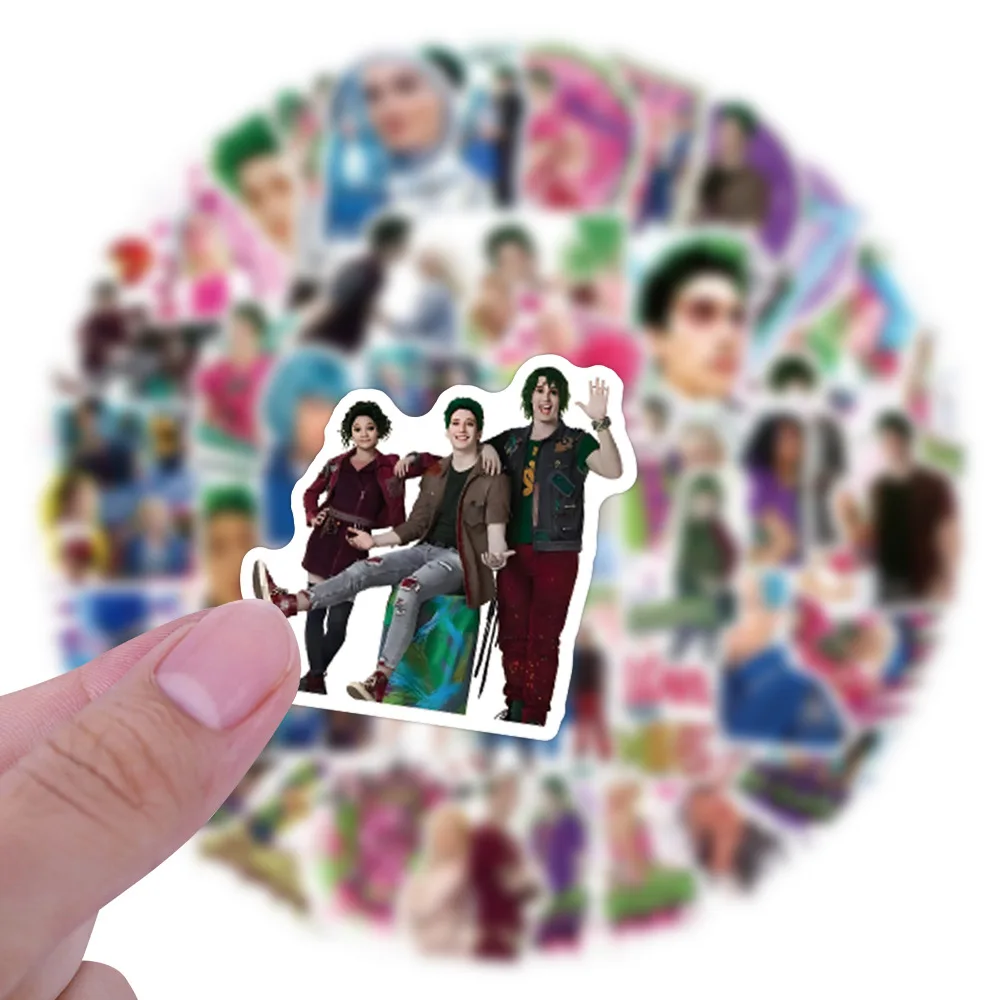 

55PCS Disney Movie Zombies 3 Stickers Decal Kids Toy DIY Laptop Luggage Motorcycle Phone Skateboard Car Cup Cool Sticker Gifts