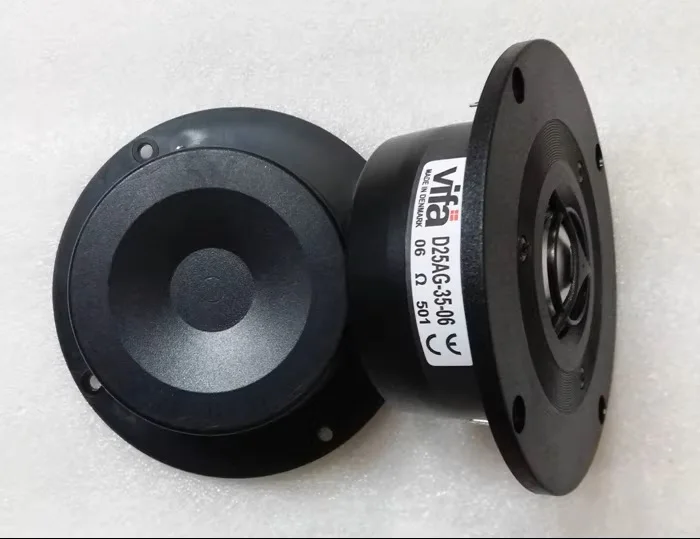 2PCS 2 Pieces VIFA D25AG-35-06 4Inch High Performance HiFi Home Audio Aluminum Membrane Tweeter Speaker Unit