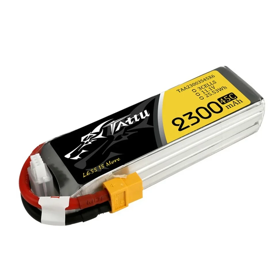 ACE Tattu Lipo Battery 2300mAh Lipo 3S 4S 11.1V 14.8V 45C with XT60 Plug for RC FPV Racing Drone Quadcopter