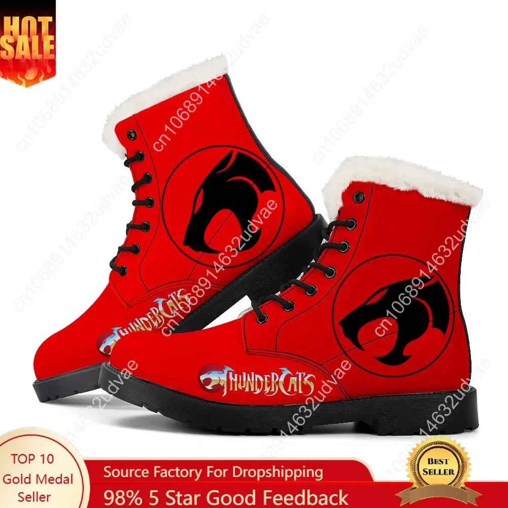 

Thundercats Plush Boots Mens Womens Teenager Shoes Casual Boot Outdoor Light High Quality Print on Demand Customize Shoe