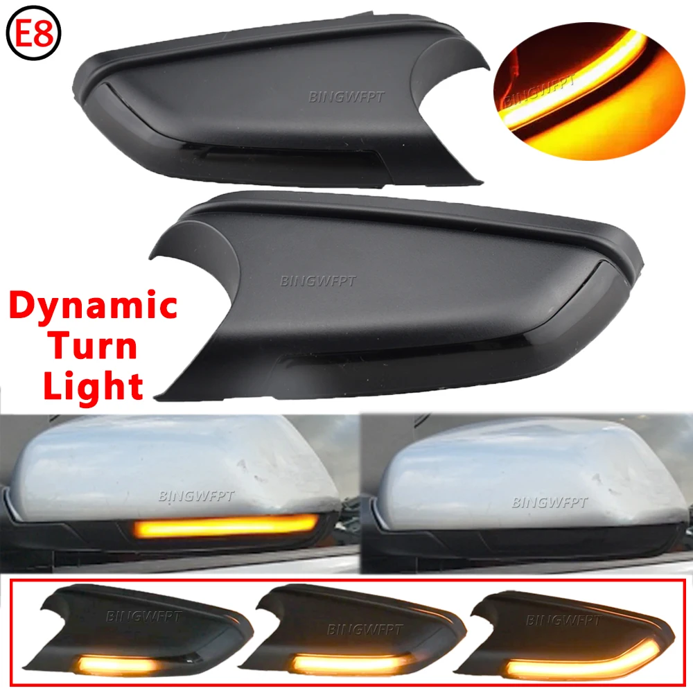 2x Dynamic Turn Signal Light Side Mirror Indicator Sequential Blinker Lamp For VW Volkswagen Polo mk4 9N3 FL Vento Skoda Octavia