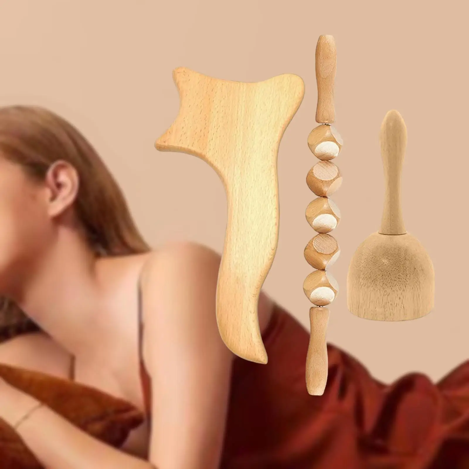 

Massagers Manual Roller Lymphatic Drainage Tools Body Sculpting Tools Wood