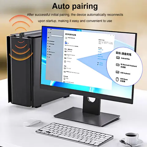 USB Bluetooth 5.4 Adapter Sändare Bluetooth-mottagare Ljud Bluetooth-dongel Trådlös USB-adapter för dator PC Bärbar dator 10 best sales trådlös mottagare - №6