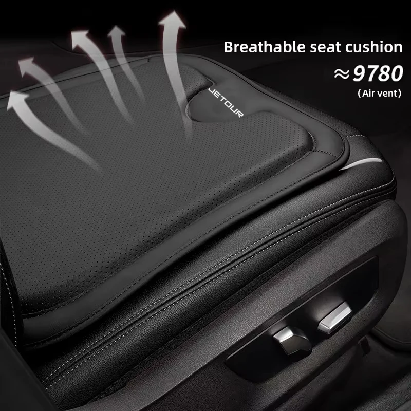 Nappa Leather Car Seat Cushion For Chery Jetour DASHING X-1 Plus DTC T2 Traveler X90 Plus X70 PLUS Car Seat Protection Cover Pad