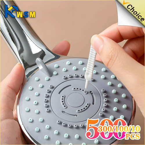 10-500PCS Shower Cleaning Brush Bathroom Micro Nylon Brush Nozzle Anti-blocking Cleaning Tools Bathroom Accessories - View 1 10-500PCS Shower Cleaning Brush Bathroom Micro Nylon Brush Nozzle Anti-blocking Cleaning Tools Bathroom Accessories - View 1