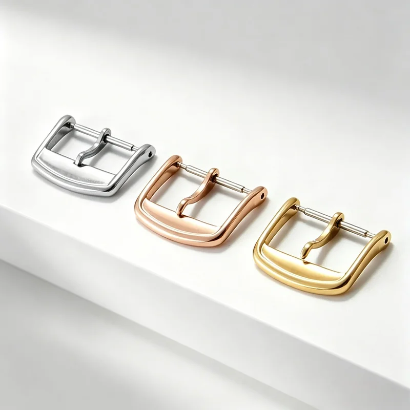 Corrosion Resistant Anti Fading Solid Steel Pin Buckle 18mm for Longines Master L4 La Grande Classique Flagship Watchband Clasp