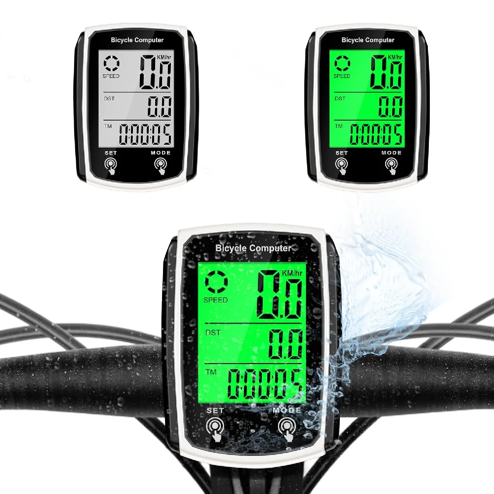 

1PCS Cycling Computer Speed Sensor for Cycling Bike Sensor for Cycling Computers Cycle Digital Odometer Computer Waterproof LCD