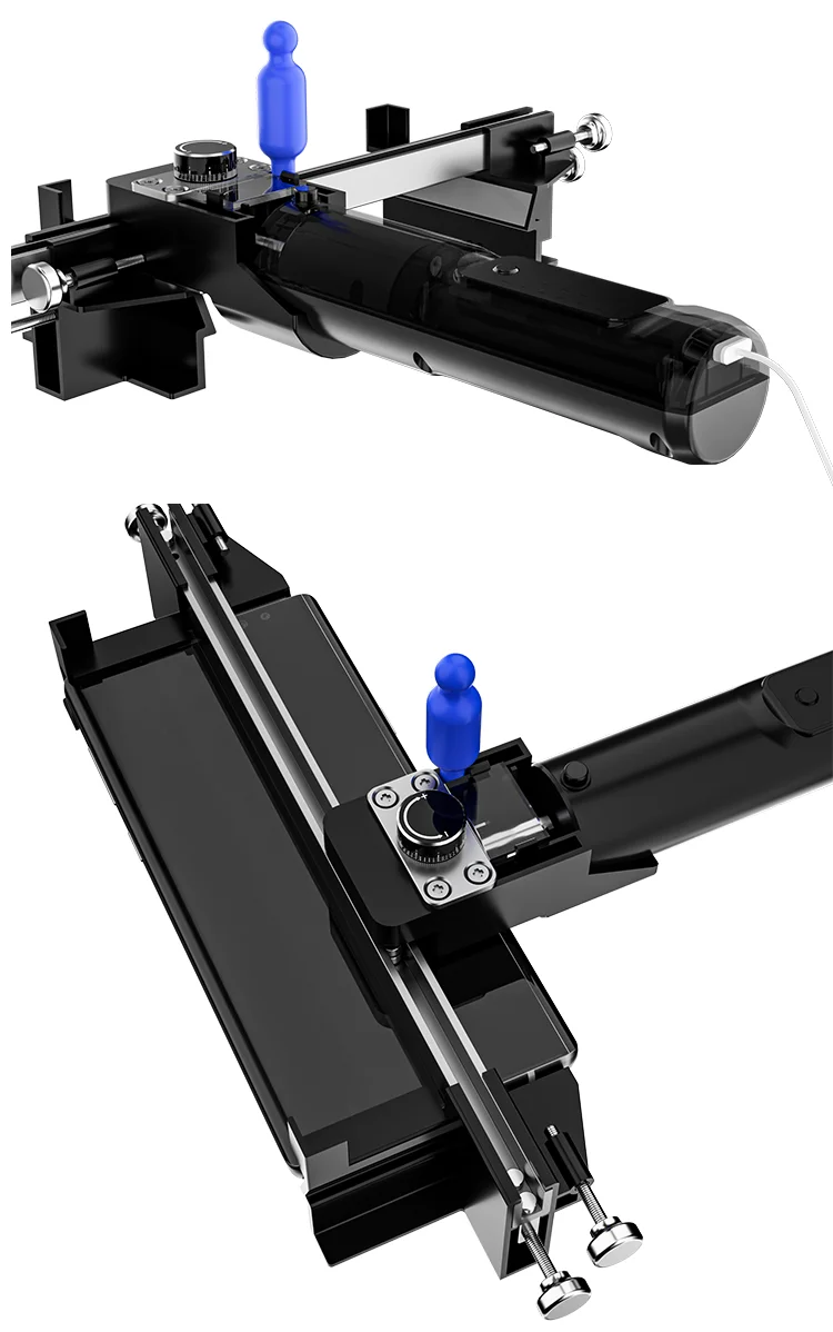 TBK928 Mini macchina da taglio elettrica portatile autolampata ad alta precisione per apparecchiature industriali per telefoni curvi e diritti