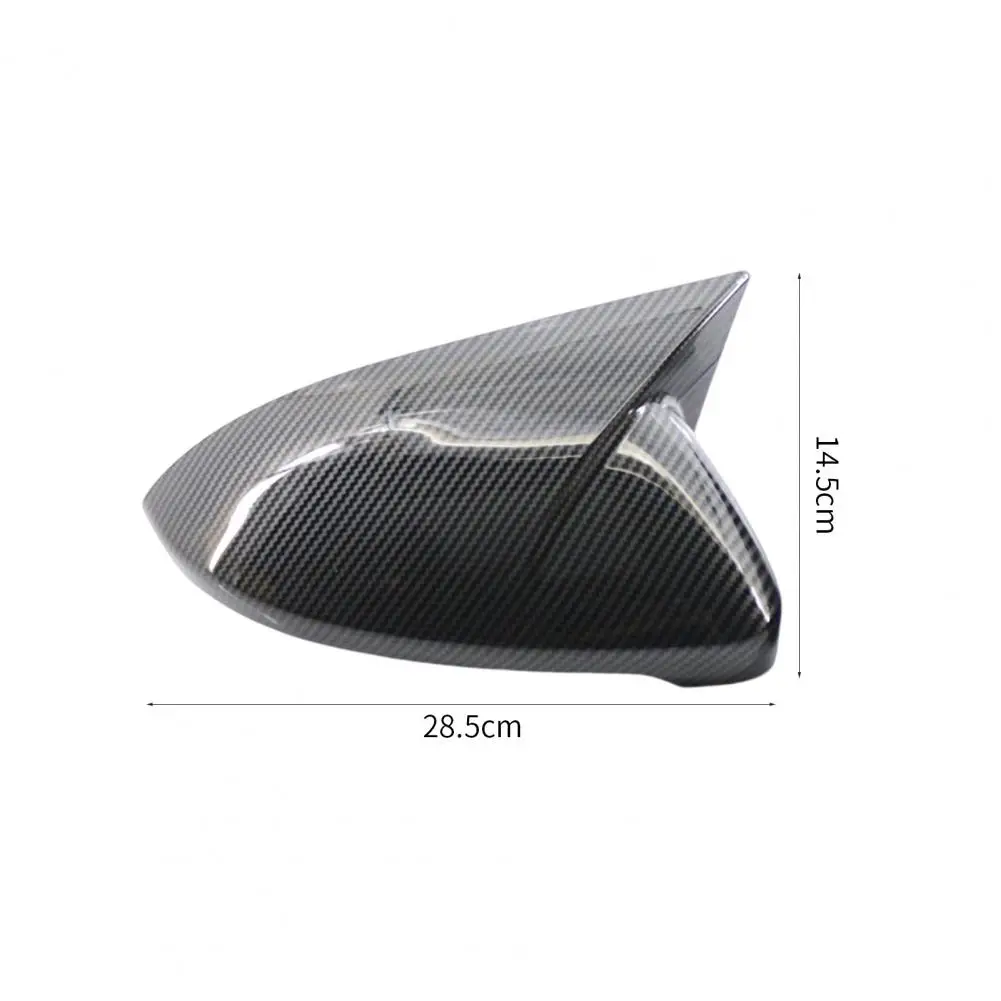 Lightweight Side Mirror Caps Smooth Surface Rearview Covers Direct Replacement Exterior Side Wing Mirror Caps Protection