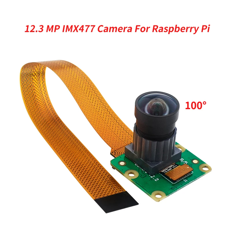 

Raspberry Pi IMX477 Модуль датчика камеры 12,3 МП 100 ° Поддержка Jetson Nano с плоским кабелем для Raspberry Pi NVIDIA