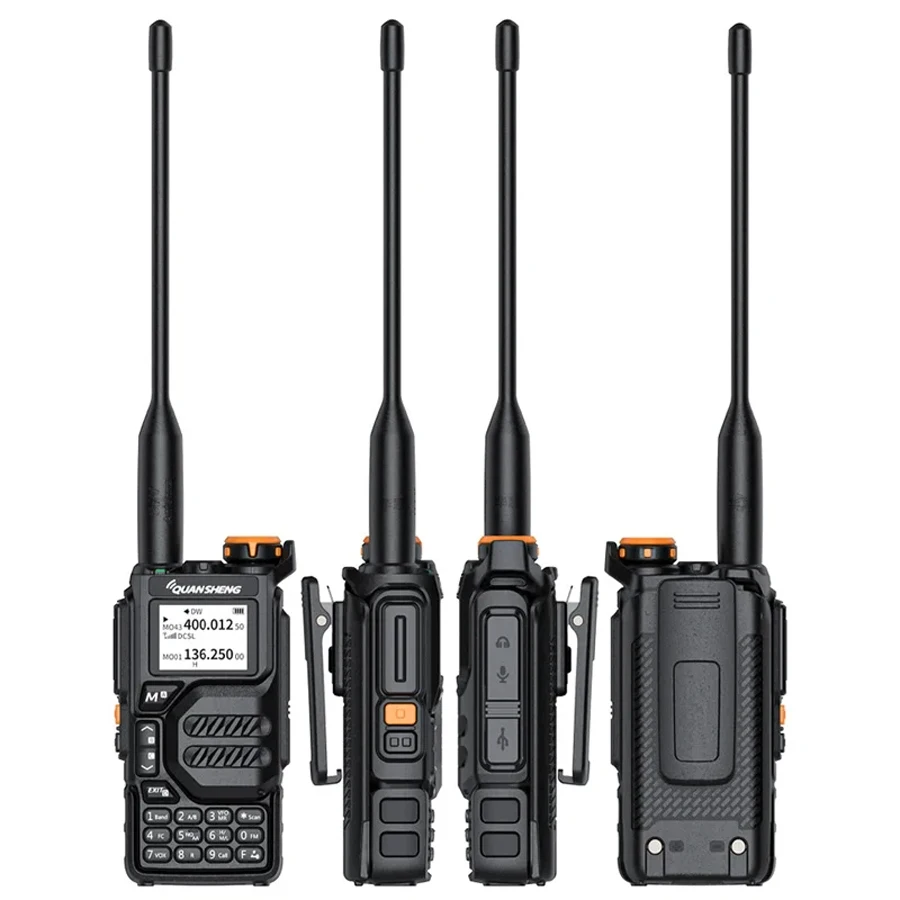 Quansheng Walkie Talkie UV-K5 Long Range Air Dual-Band 2-Way Radio 5W High Power Portable 200 Channel FM Ham Two Way Radio