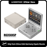 ANBERNIC RG35XXSP 3.5'' IPS Screen Flip Handheld Console Linux System HDMI-compatible TV Output  64G 5500 Games Pre-installed