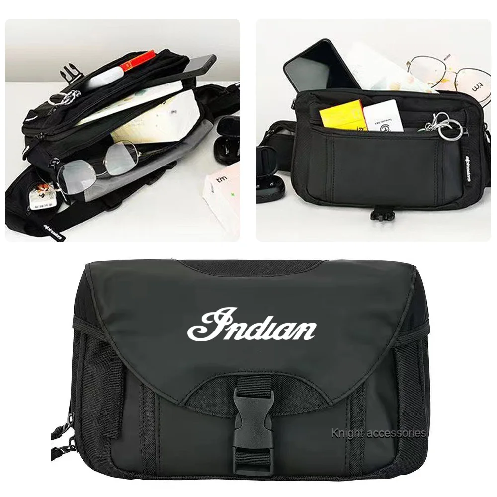 For Indian FTR1200 S Carbon / Rally Chief VINTAGE Scout Waterproof hip bags saddle bag hip bag leg bag general Phone Pack