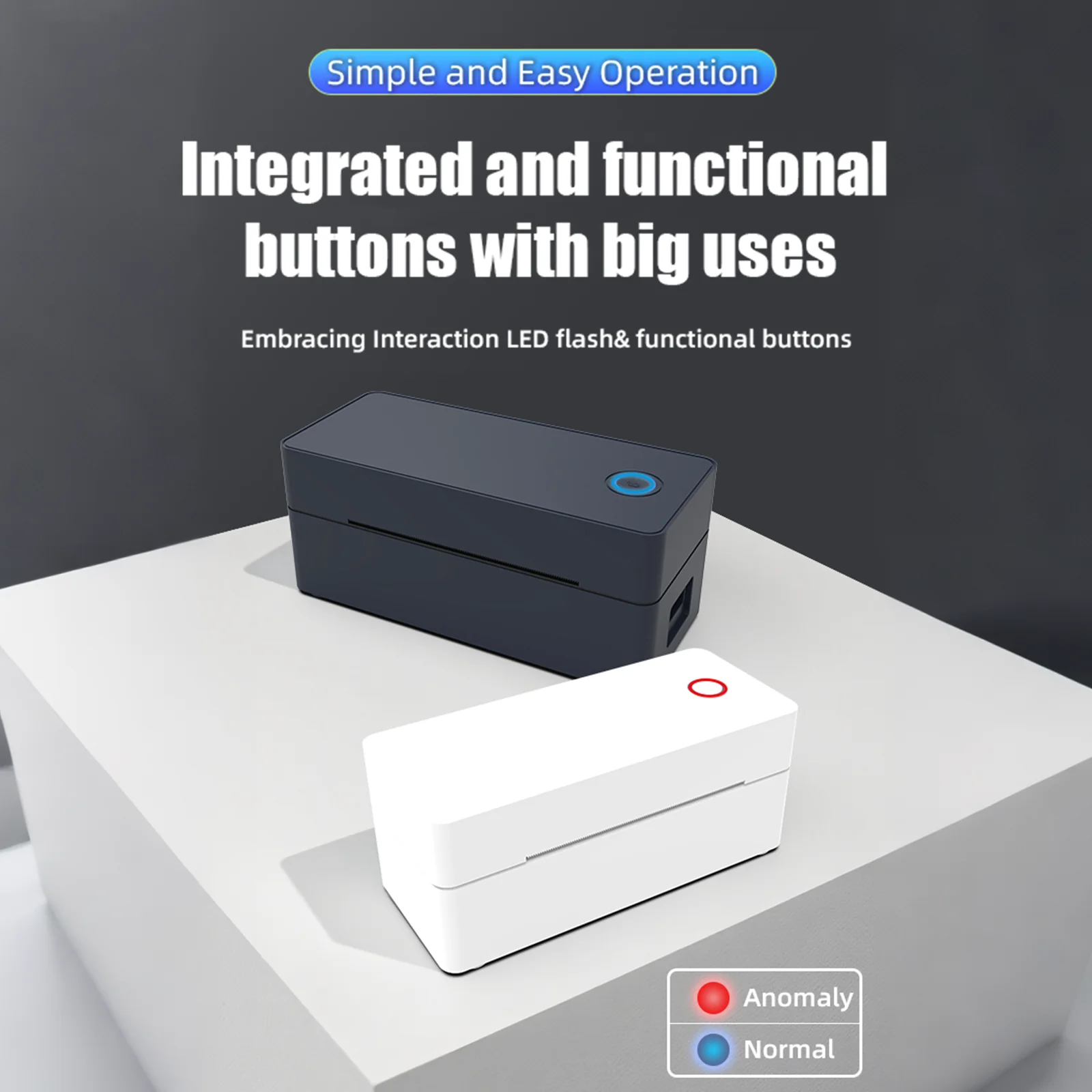 4X6 Thermal Label Printer Bluetooth Wireless Shipping Compatible With iPhone Android Mac Window - Shipping Label Printer