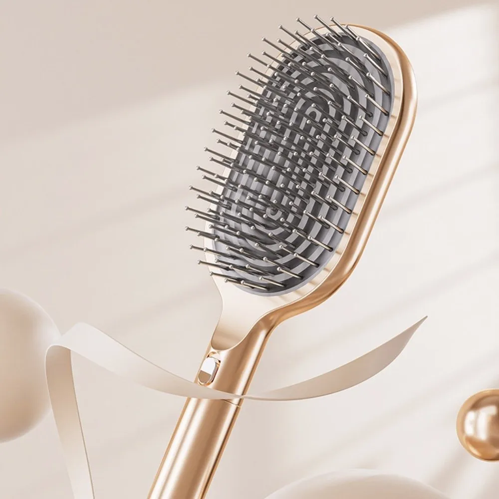 

Щетка-расческа для укладки волос с воздушной подушкой, профессиональная эргономичная расческа для выпрямления волос, расческа-гребень с металлическими зубцами для ухода за волосами