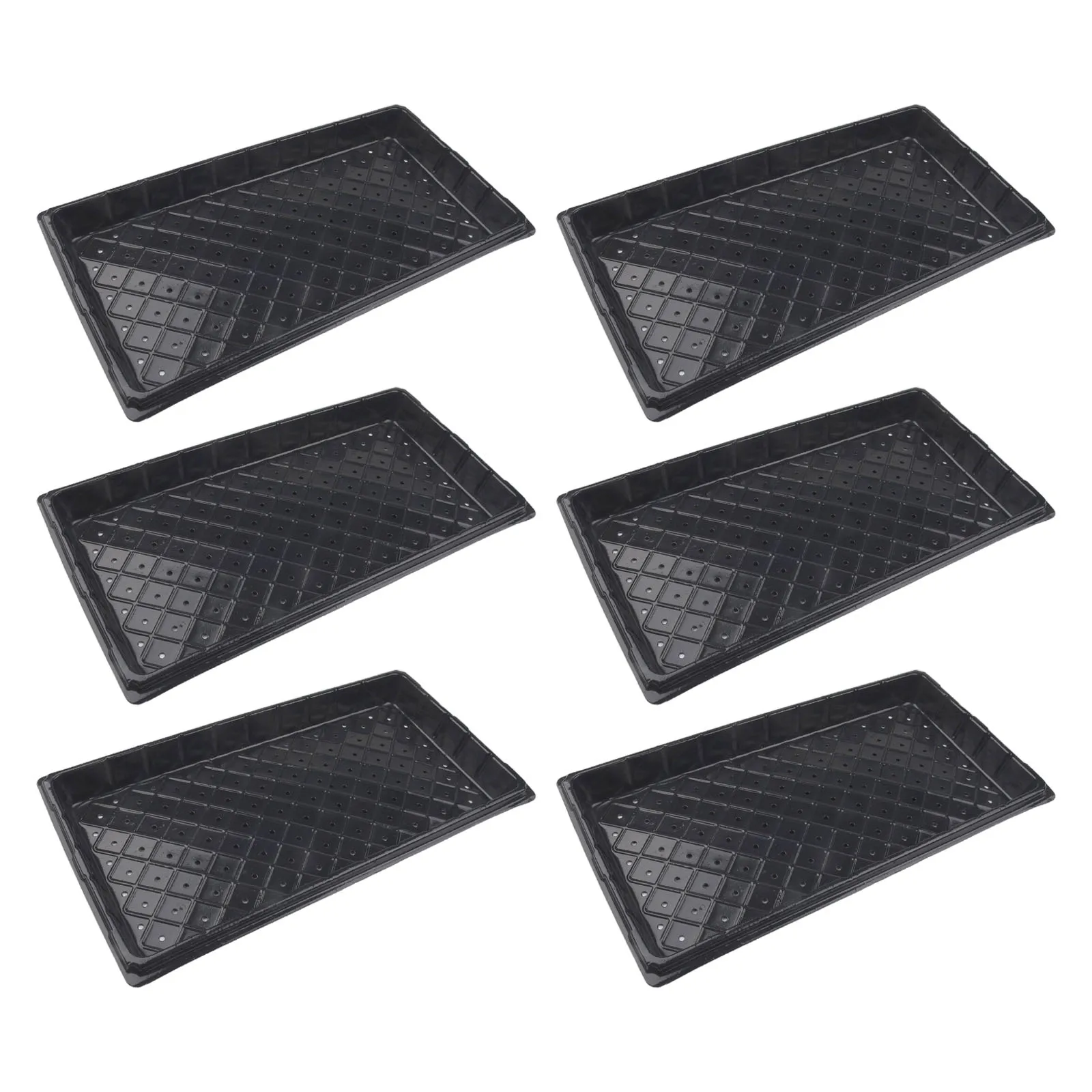 Black 54 5 28 5 Cm Tray Growing Plate Lightweight Plant Germination Compact Exquisite Gardening Plants Starter