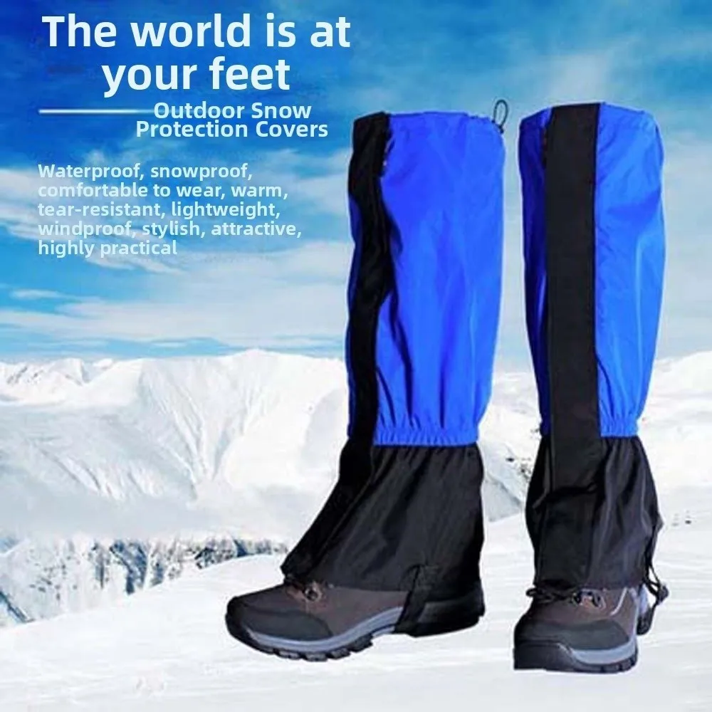 

Waterproof Hiking Legging Gaiters Warmer Lightweight Ski Legs Protection Adjustable Nylon Mountaineering Calf Cover Insect-proof