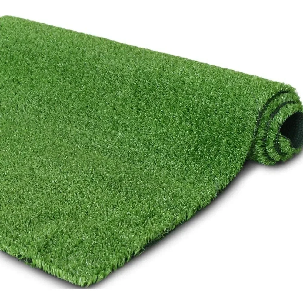 Artificial turf 5ftx8ft, realistic synthetic mats, pet indoor outdoor garden views, fake faux rug with drainage holes