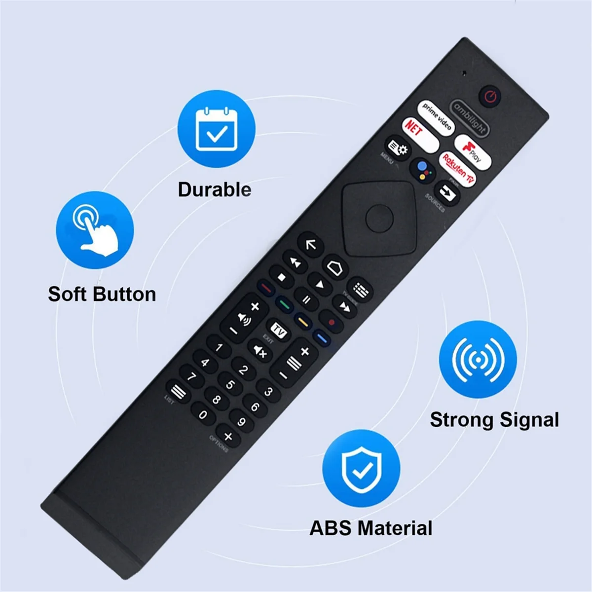 

Y23A YKF474-B013 Voice Remote Control for Philips Android 4K HD LED Smart TV for 50PUS8506/12 50PUS8507/12 43PUS8505/12