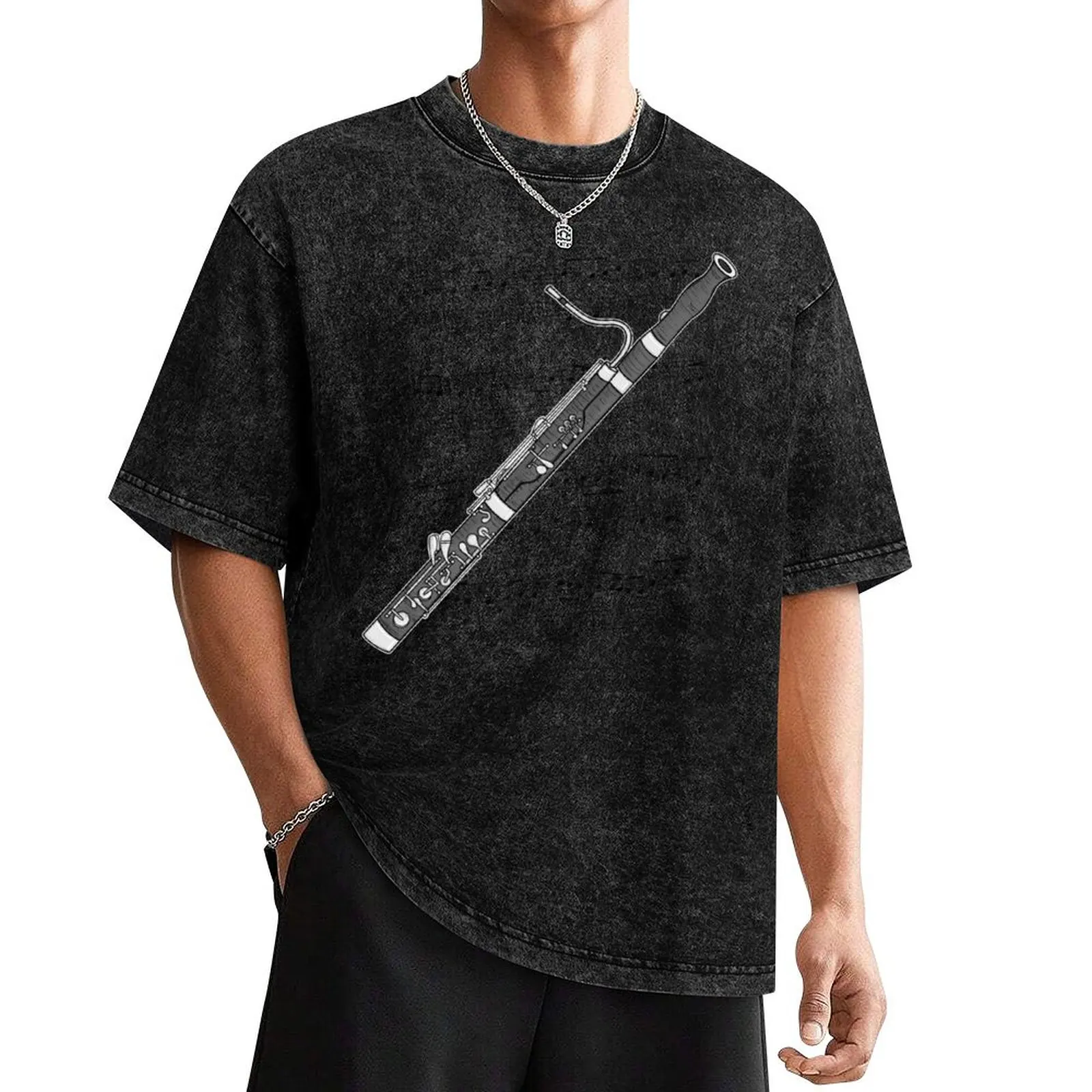 Bassoon Player Bassoonist Woodwind Musician T-Shirt vintage graphic tee anime quick-drying shirts graphic tees clothing for men