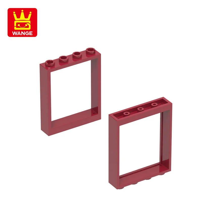 20Pcs/lot NO.6154 1x4x4 Window Block Moc Color Accessories Compatible with Brick DIY Children's Toy Assembly Parts