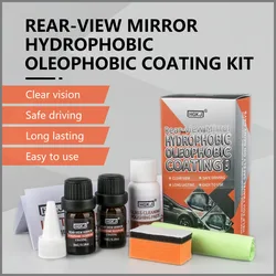 Glass Hydrophobic Coating Automotive Glass Rainproofing Agent Rear-view Removal of Oil Film & Water Stains Coating Kit HGKJ Set